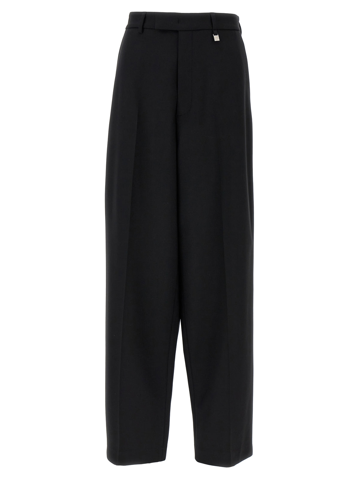 Giuseppe Di Morabito Schwarze Hose aus reiner Schurwolle