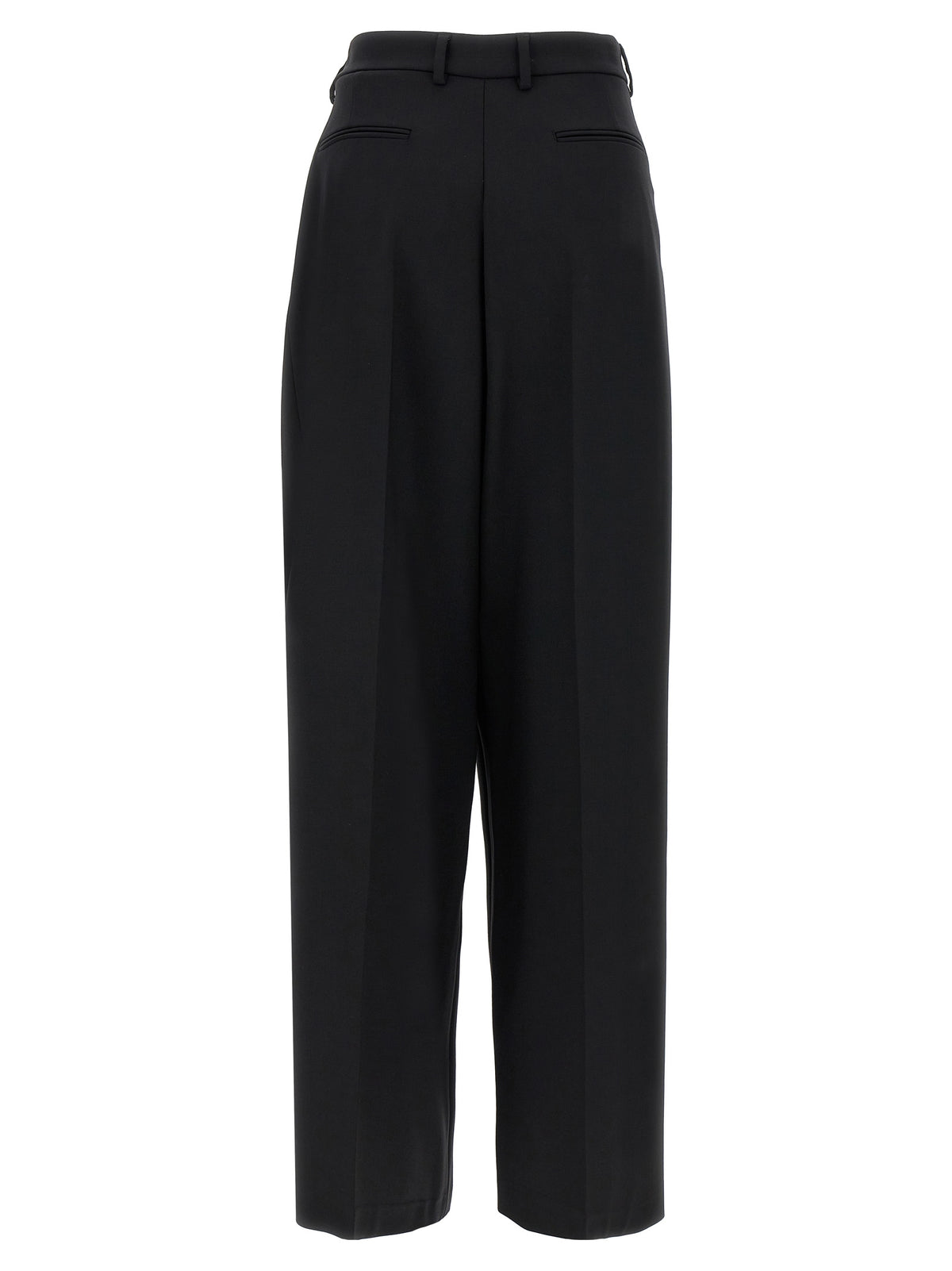 Giuseppe Di Morabito Schwarze Hose aus reiner Schurwolle