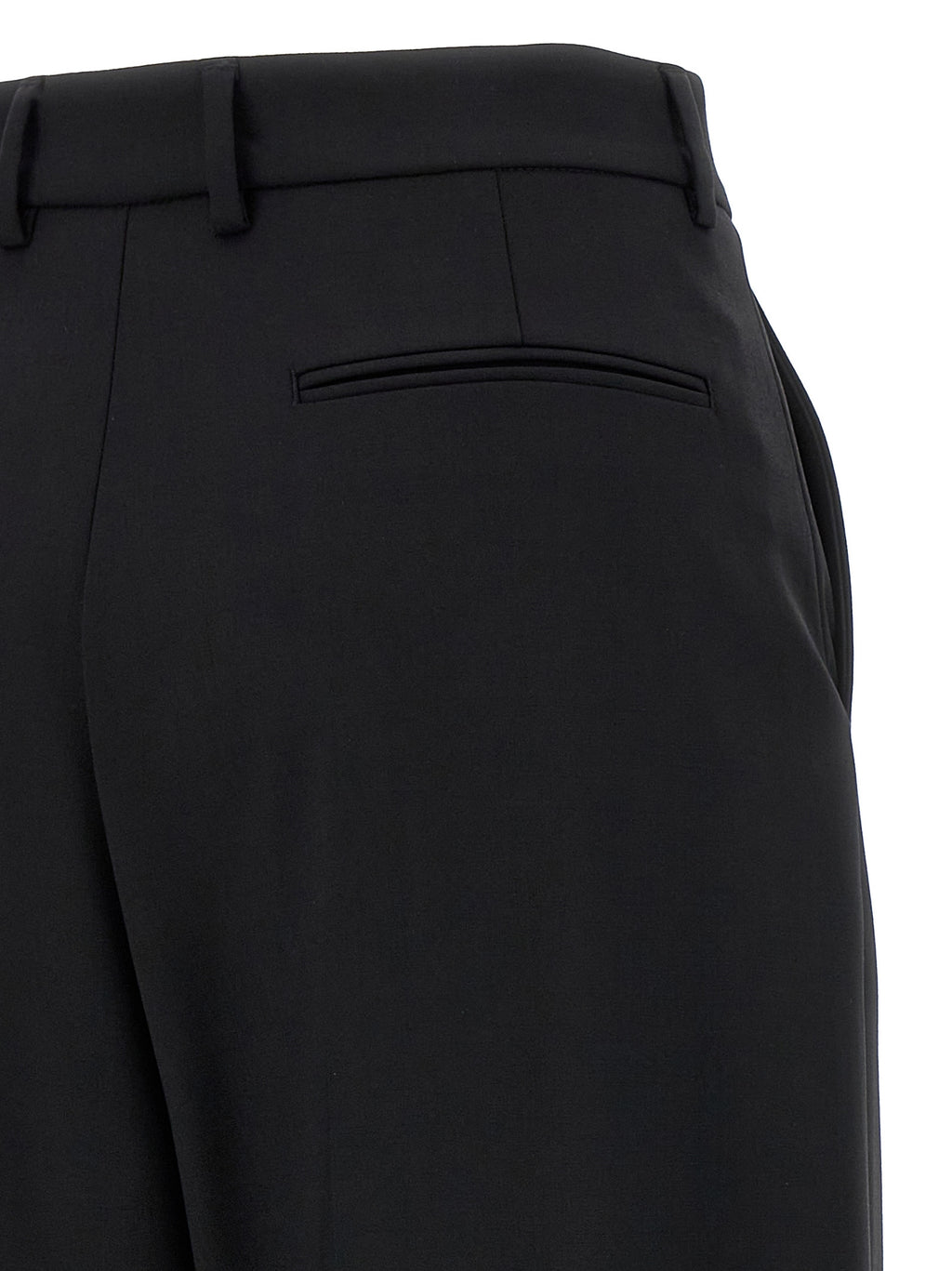 Giuseppe Di Morabito Schwarze Hose aus reiner Schurwolle
