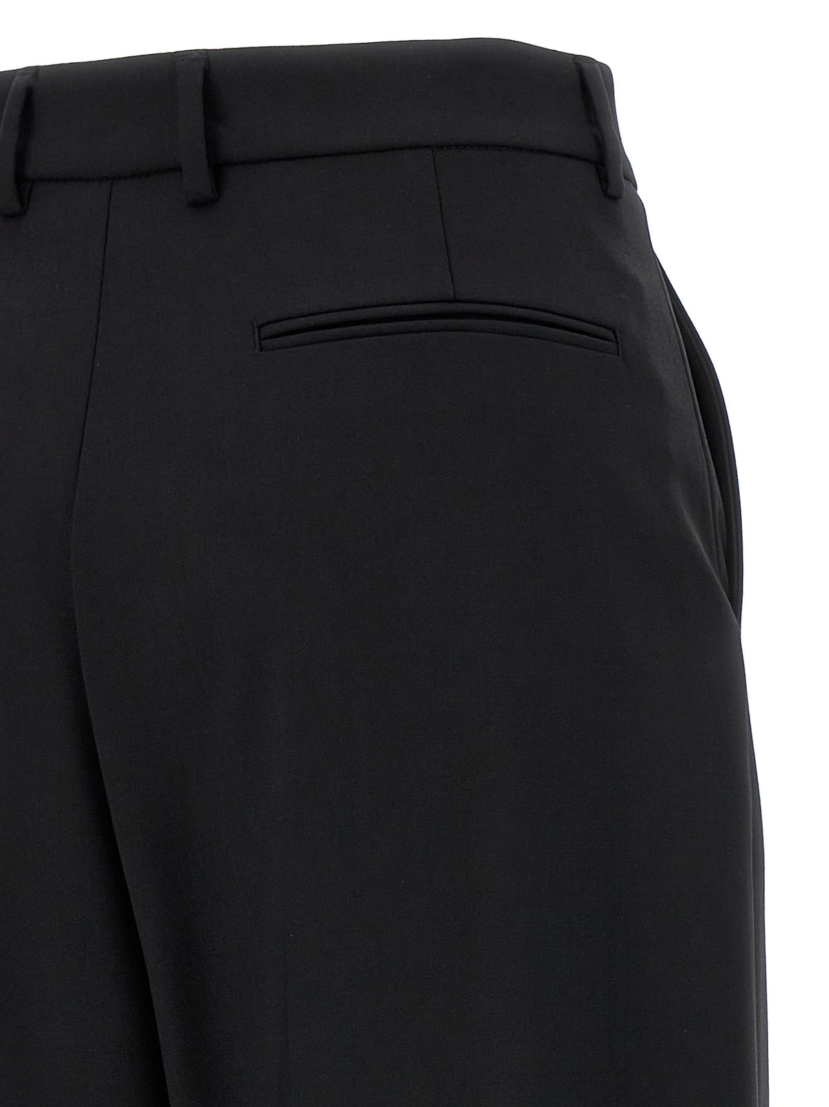 Giuseppe Di Morabito Schwarze Hose aus reiner Schurwolle