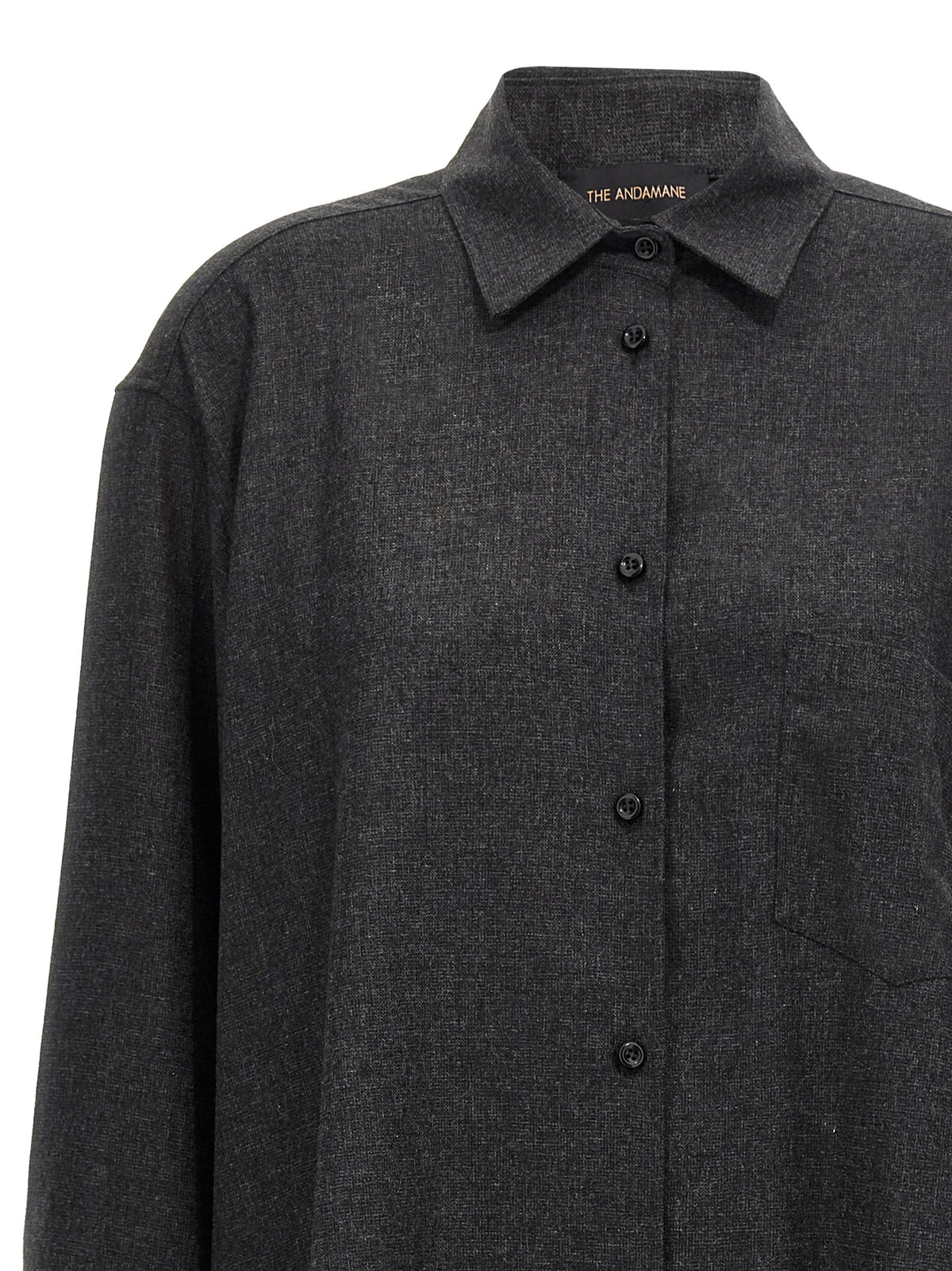 The Andamane Graue Wollbluse