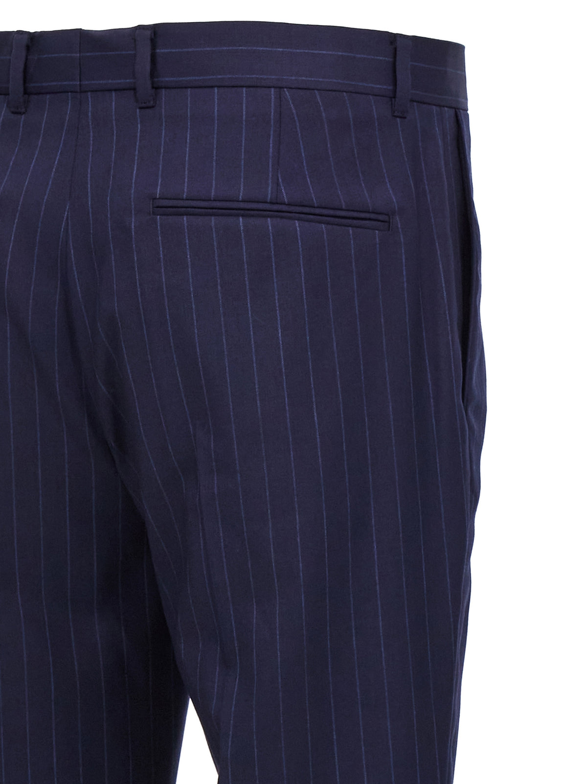 Givenchy Elegante blaue Woll-Hose