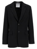 Moschino Schwarzer Blazer aus Polyester