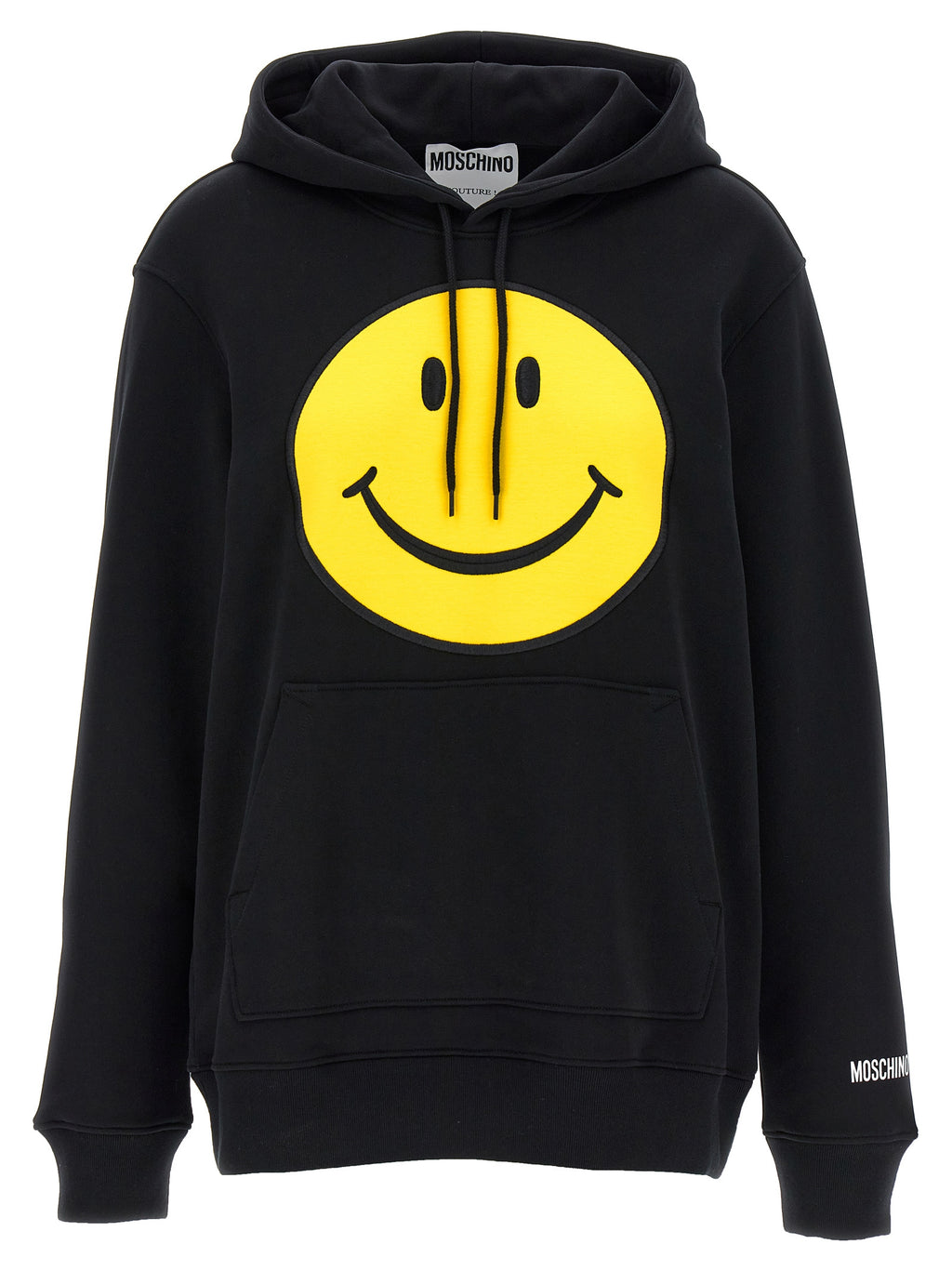 Moschino Schwarzer Baumwoll-Hoodie