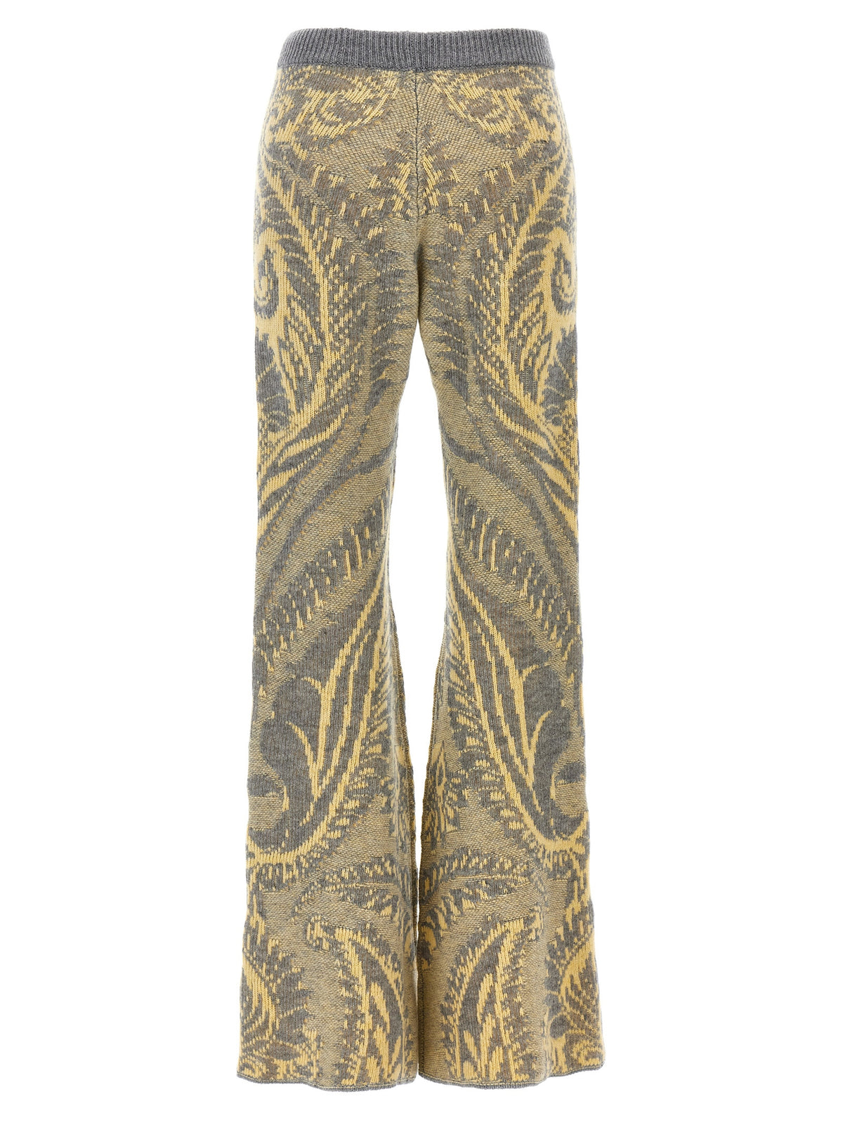 Etro Mehrfarbige Wollhose mit ausgestelltem Bein