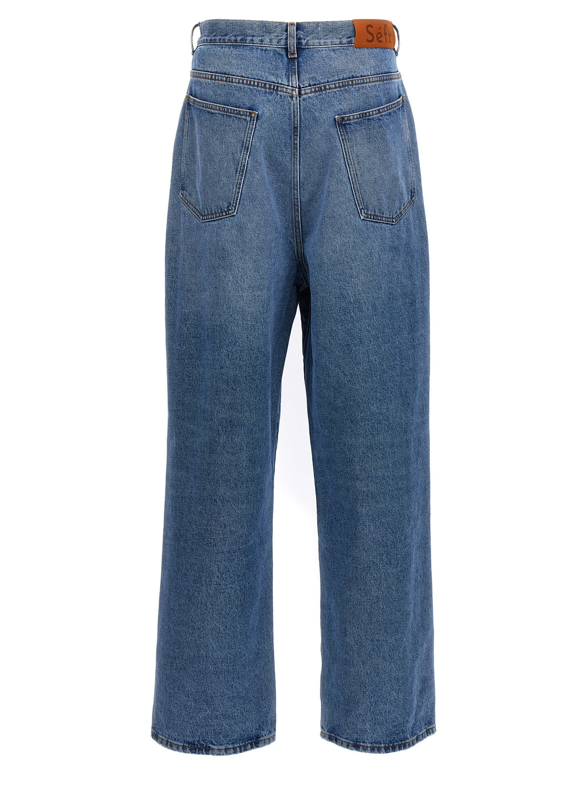 SÉFR Blaue Baumwolljeans Denim