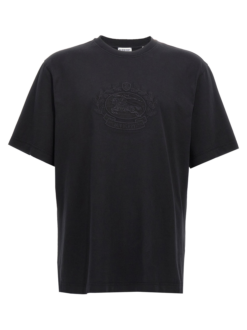 Burberry Schwarzes Baumwoll-T-Shirt