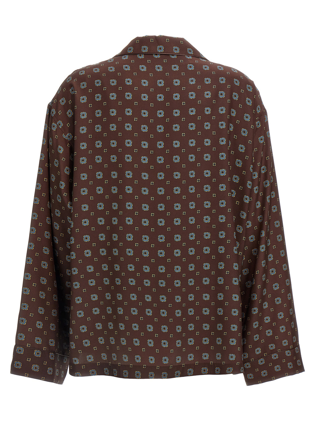 Moschino Braune Seidenbluse