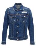 Dolce & Gabbana Blaue Jeansjacke aus Baumwolle