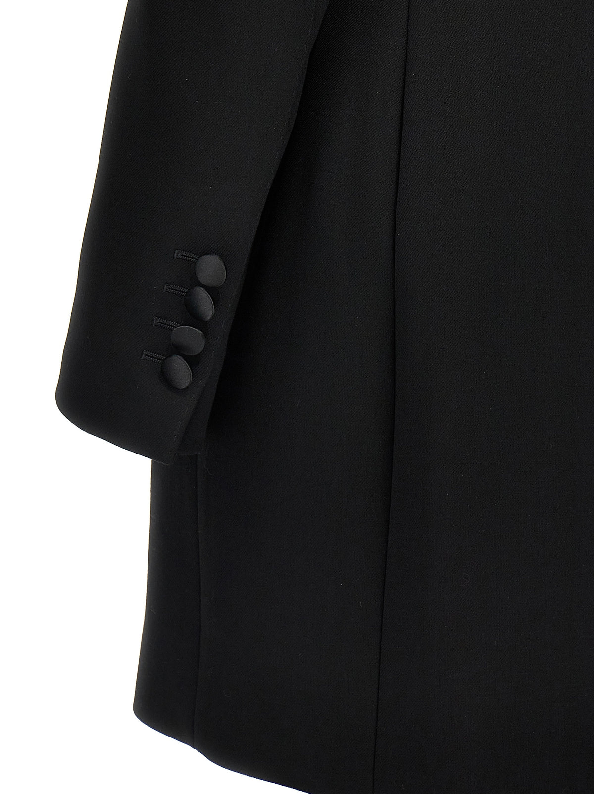 Dolce & Gabbana Schwarzer Blazer aus reiner Schurwolle