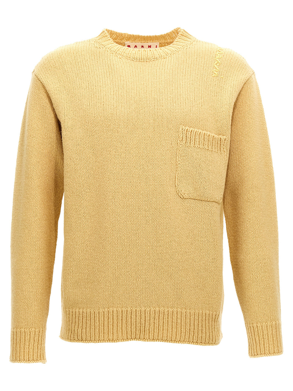 Marni Zweifarbige Wollstrickjacke
