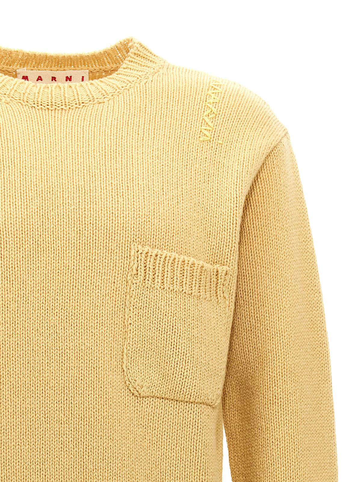 Marni Zweifarbige Wollstrickjacke