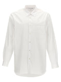 Comme Des Garçons Weiße Baumwollbluse