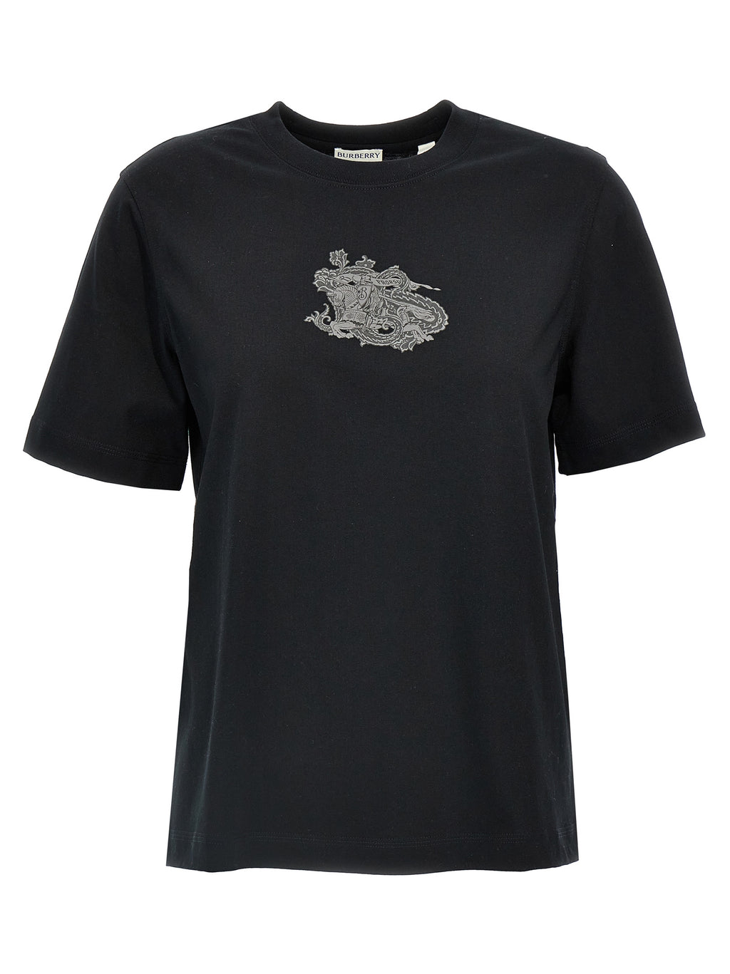Burberry Schwarzes Baumwoll-T-Shirt