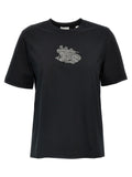 Burberry Schwarzes Baumwoll-T-Shirt