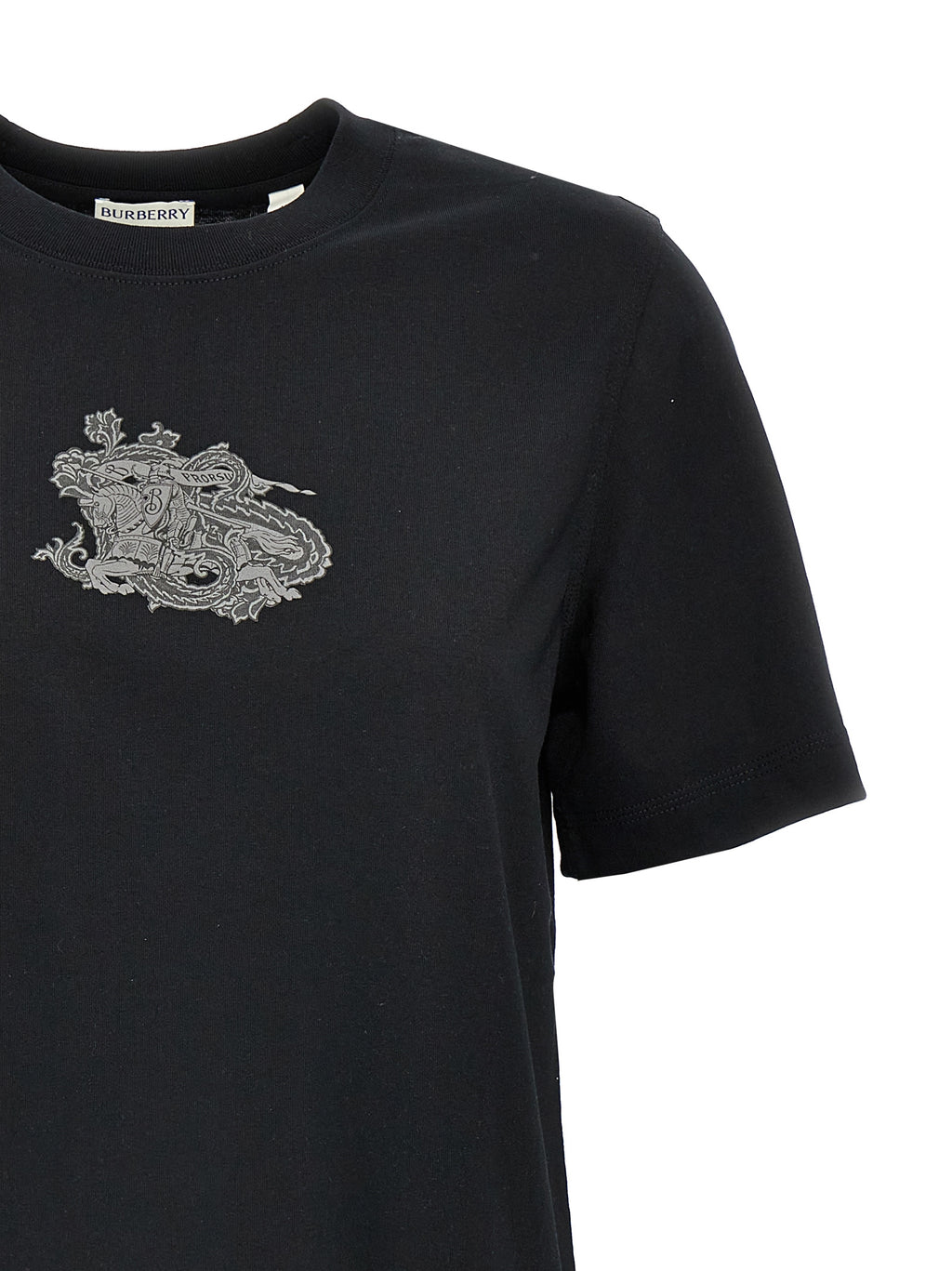 Burberry Schwarzes Baumwoll-T-Shirt