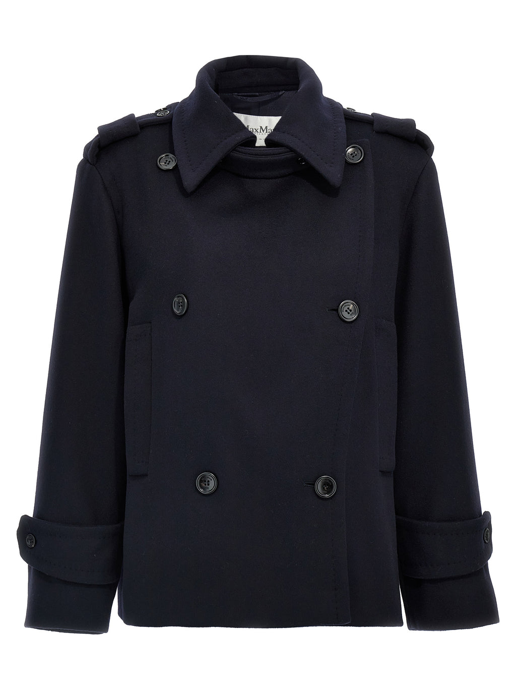 Max Mara Blauer Sakko aus reiner Schurwolle