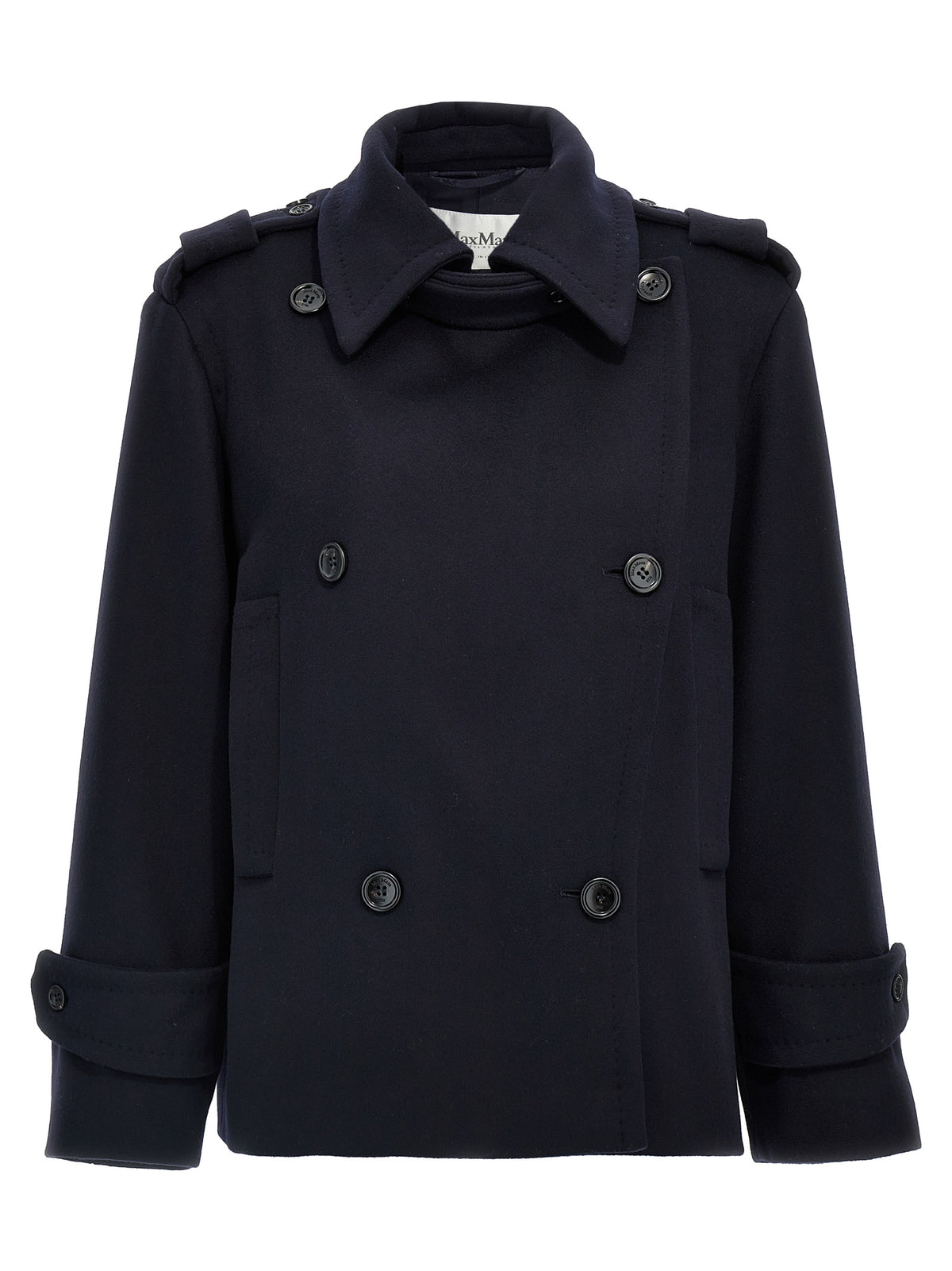 Max Mara Blauer Sakko aus reiner Schurwolle