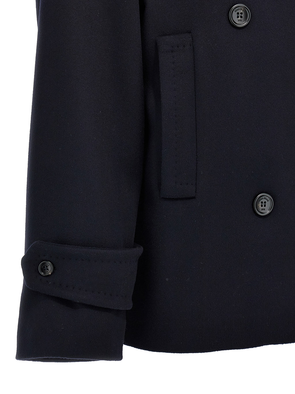Max Mara Blauer Sakko aus reiner Schurwolle