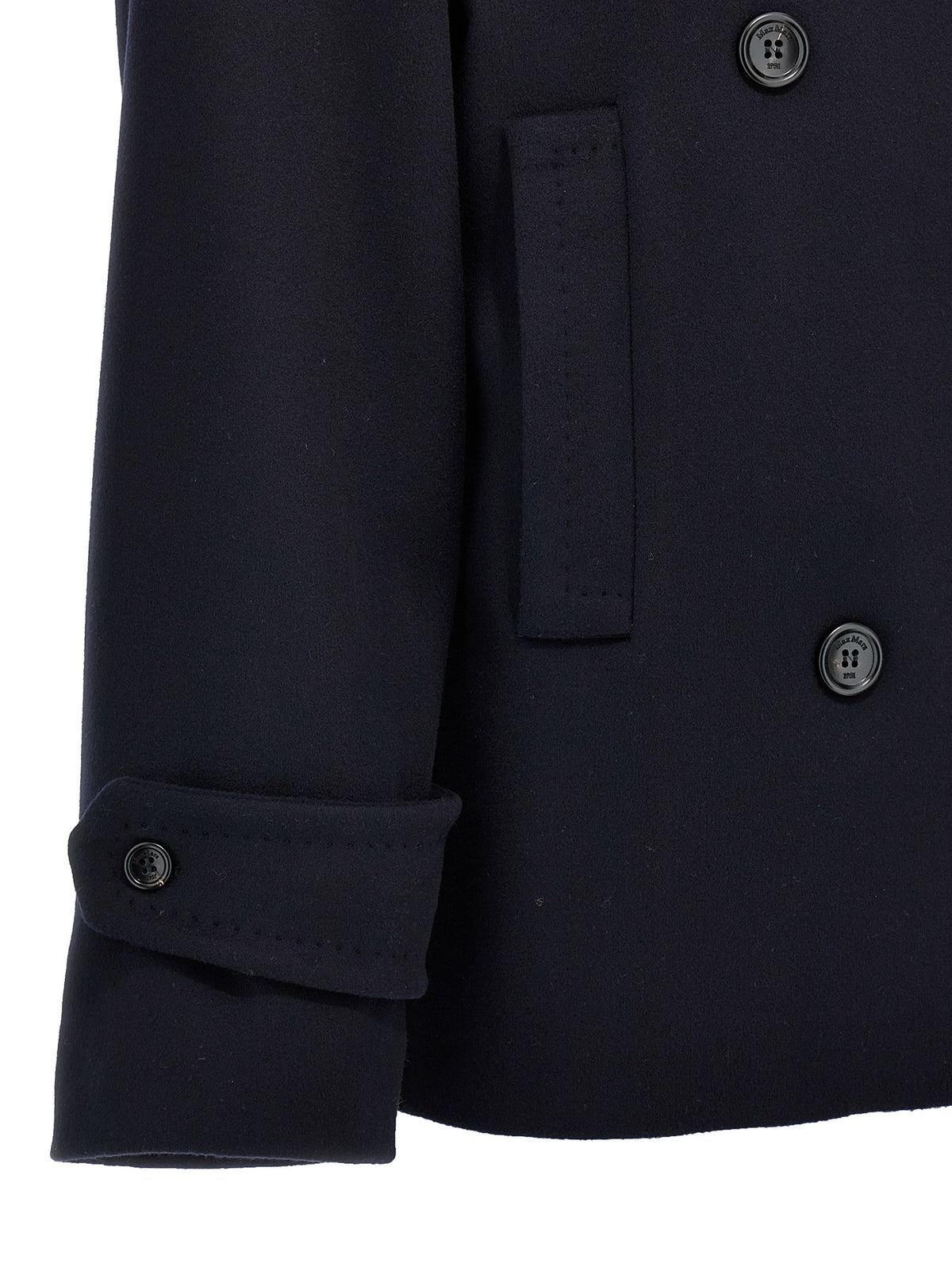 Max Mara Blauer Sakko aus reiner Schurwolle