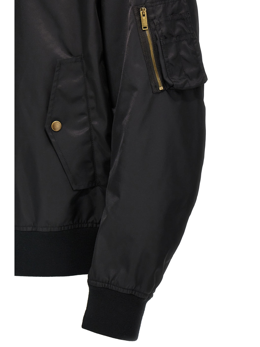 Valentino Garavani Schwarzer Bomber aus Polyamid