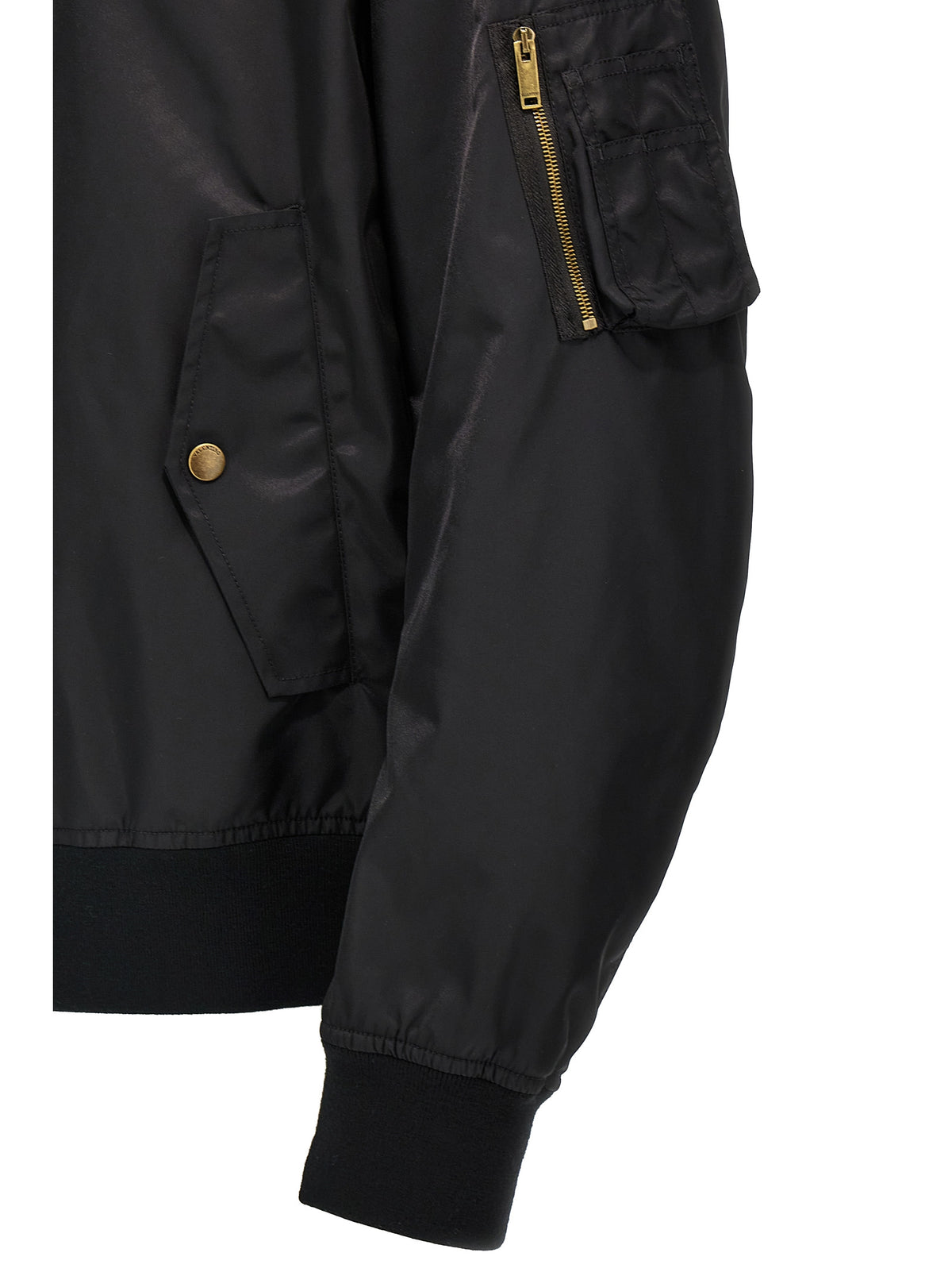 Valentino Garavani Schwarzer Bomber aus Polyamid