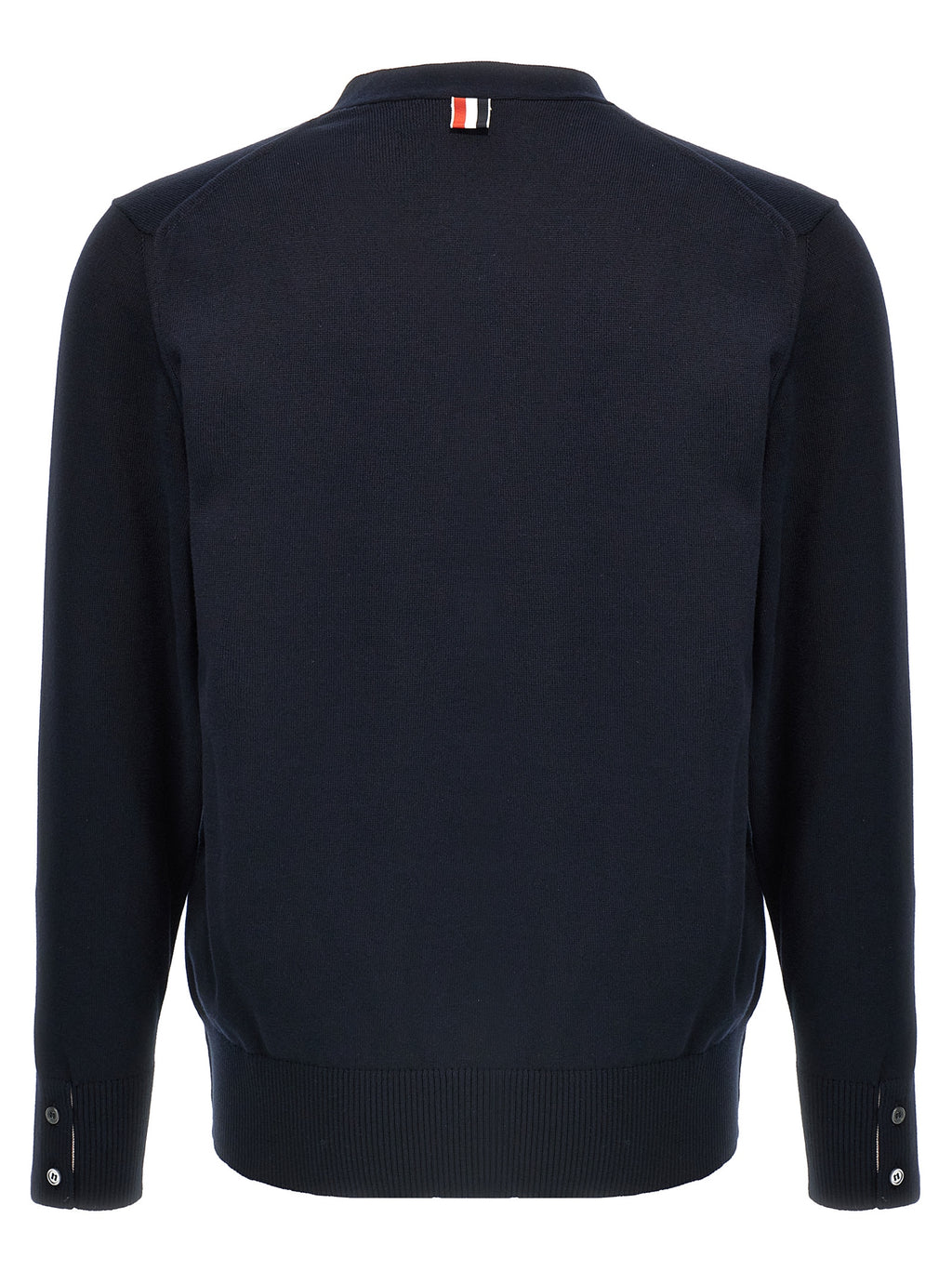Thom Browne Blauer Baumwollcardigan