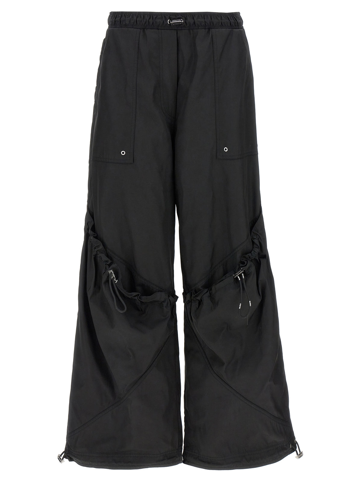 The Attico Schwarze Freizeithose aus Polyester