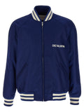 Valentino Garavani Blauer Bomber aus Polyamid