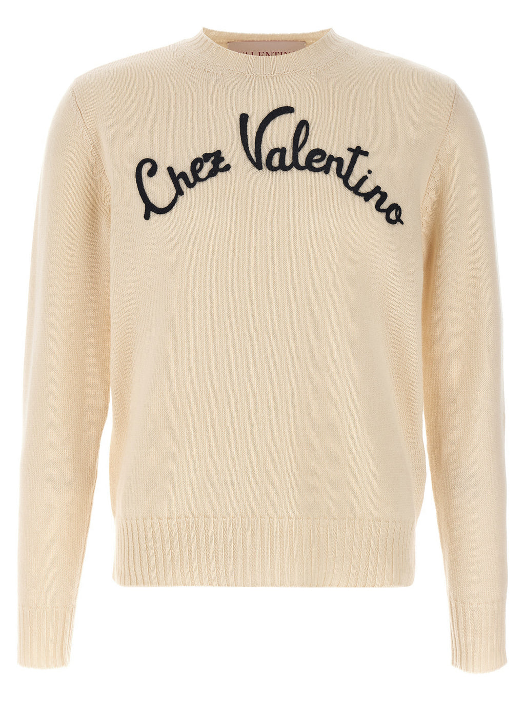 Valentino Garavani Beige Virgin Wool Cardigan