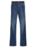 WALES BONNER Blaue Jeans aus Baumwolle im geraden Schnitt