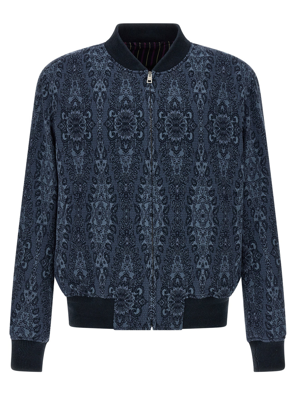 Etro Blauer Baumwoll-Bomber