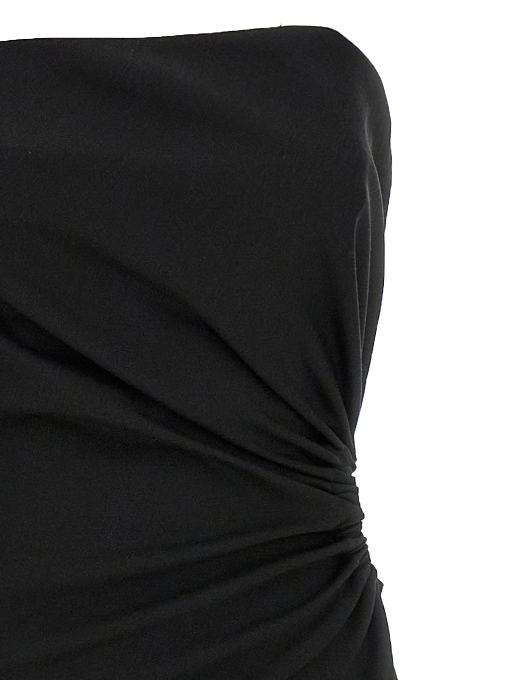 Max Mara Langes Kleid aus schwarzer Schurwolle