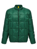 MONCLER GENIUS Zweifarbige Polyamid-Steppjacke in voller Länge