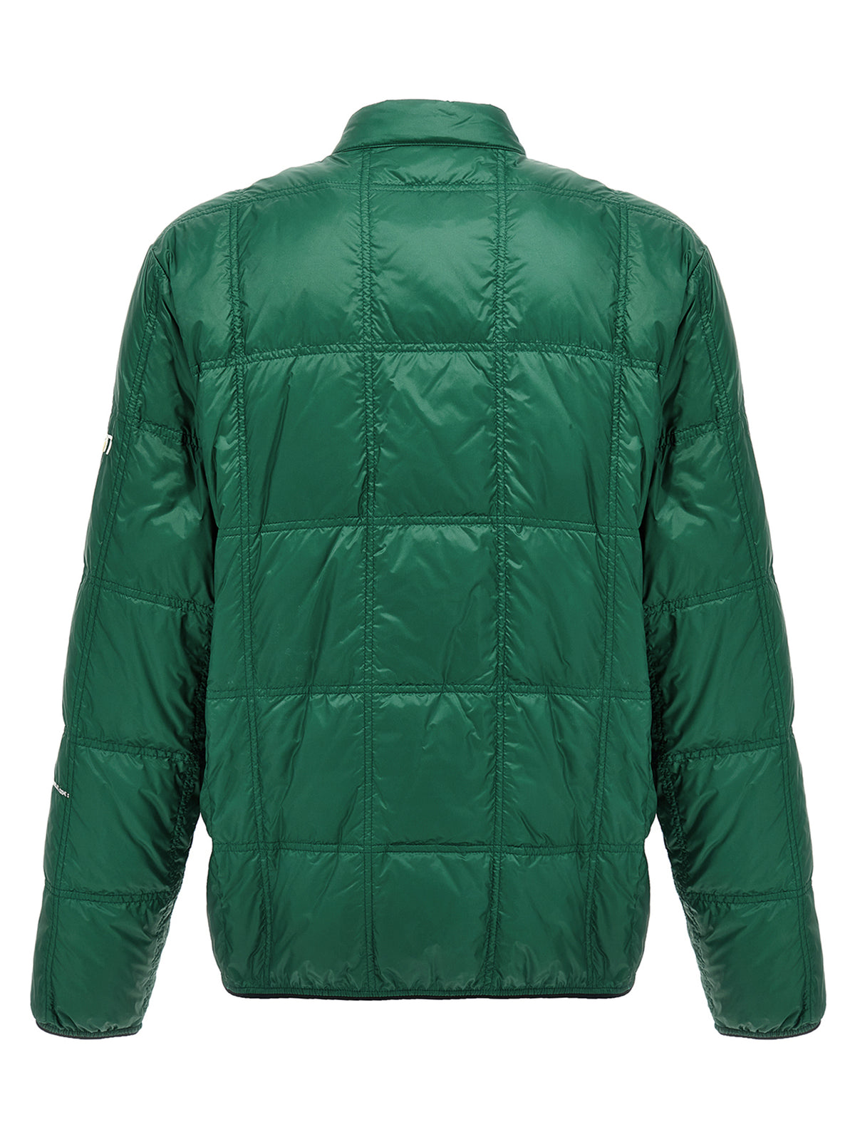 MONCLER GENIUS Zweifarbige Polyamid-Steppjacke in voller Länge