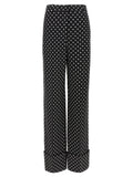 Valentino Garavani Zweifarbige Viskose-Freizeithose