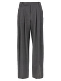 Brunello Cucinelli Graue Hose aus reiner Schurwolle