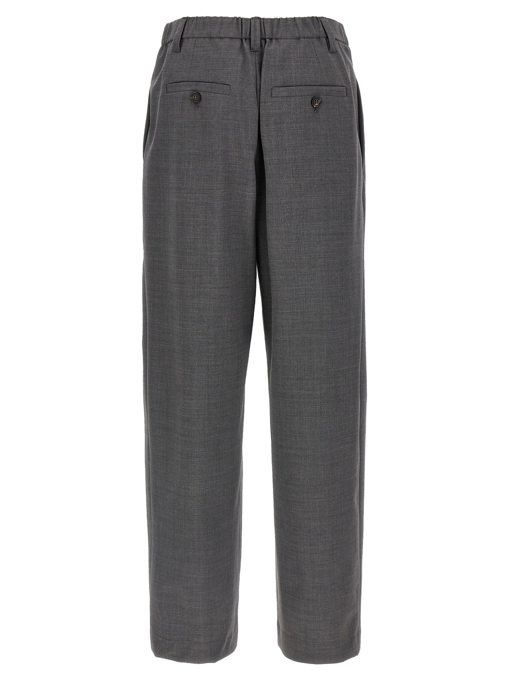 Brunello Cucinelli Graue Hose aus reiner Schurwolle