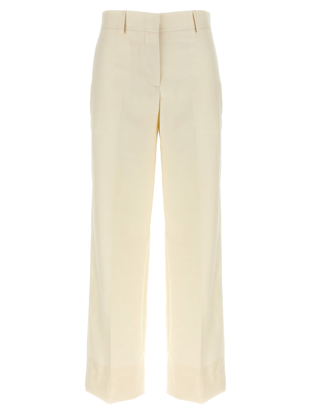 Brioni Weiße Wollstoffhose