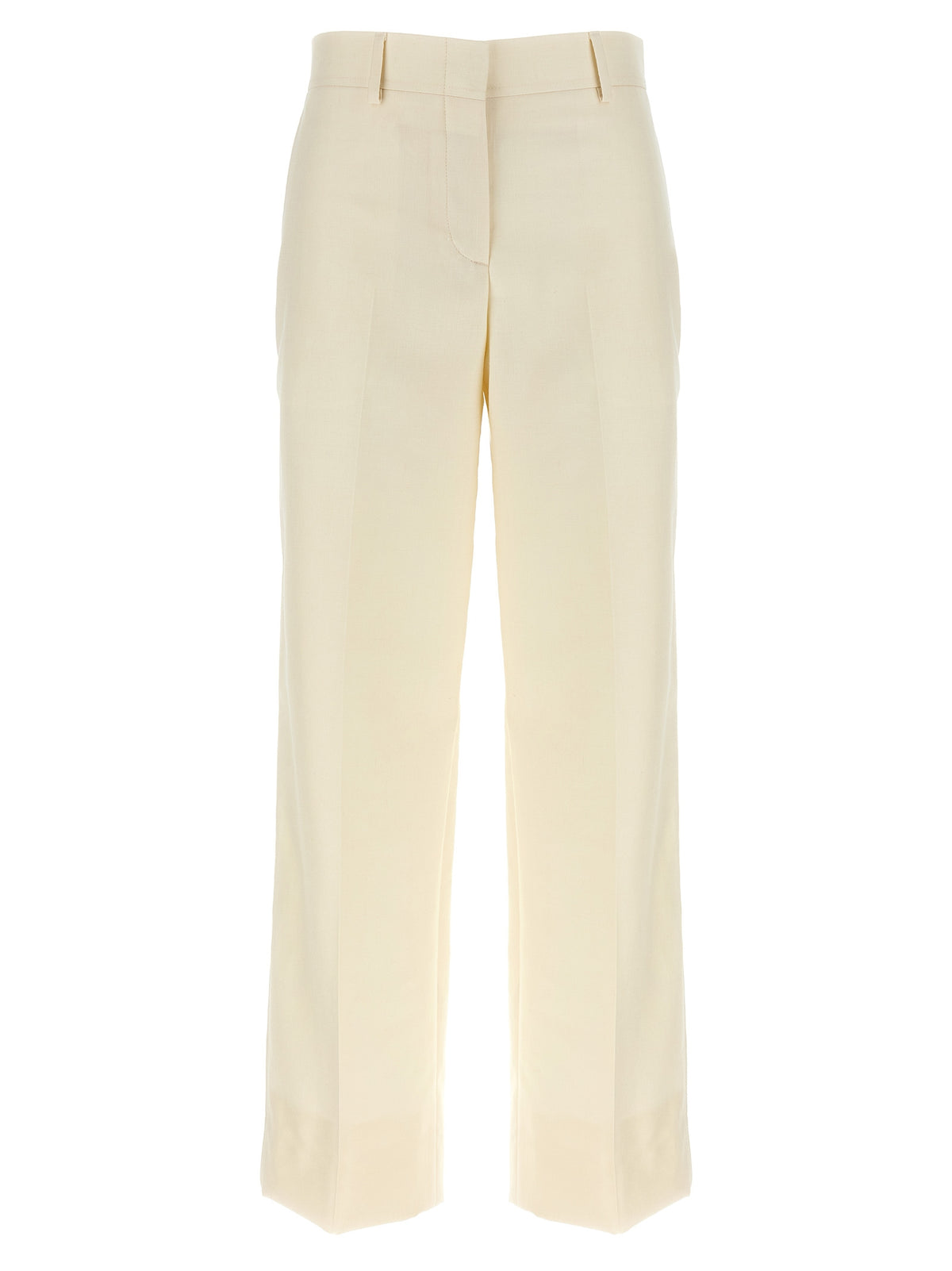 Brioni Weiße Wollstoffhose