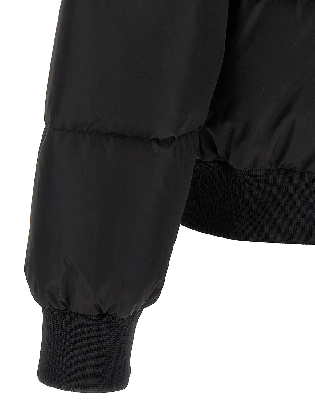 Dsquared² Schwarzer Bomber aus Polyamid