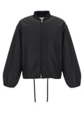 Jil Sander Schwarzer Bomber aus Polyester