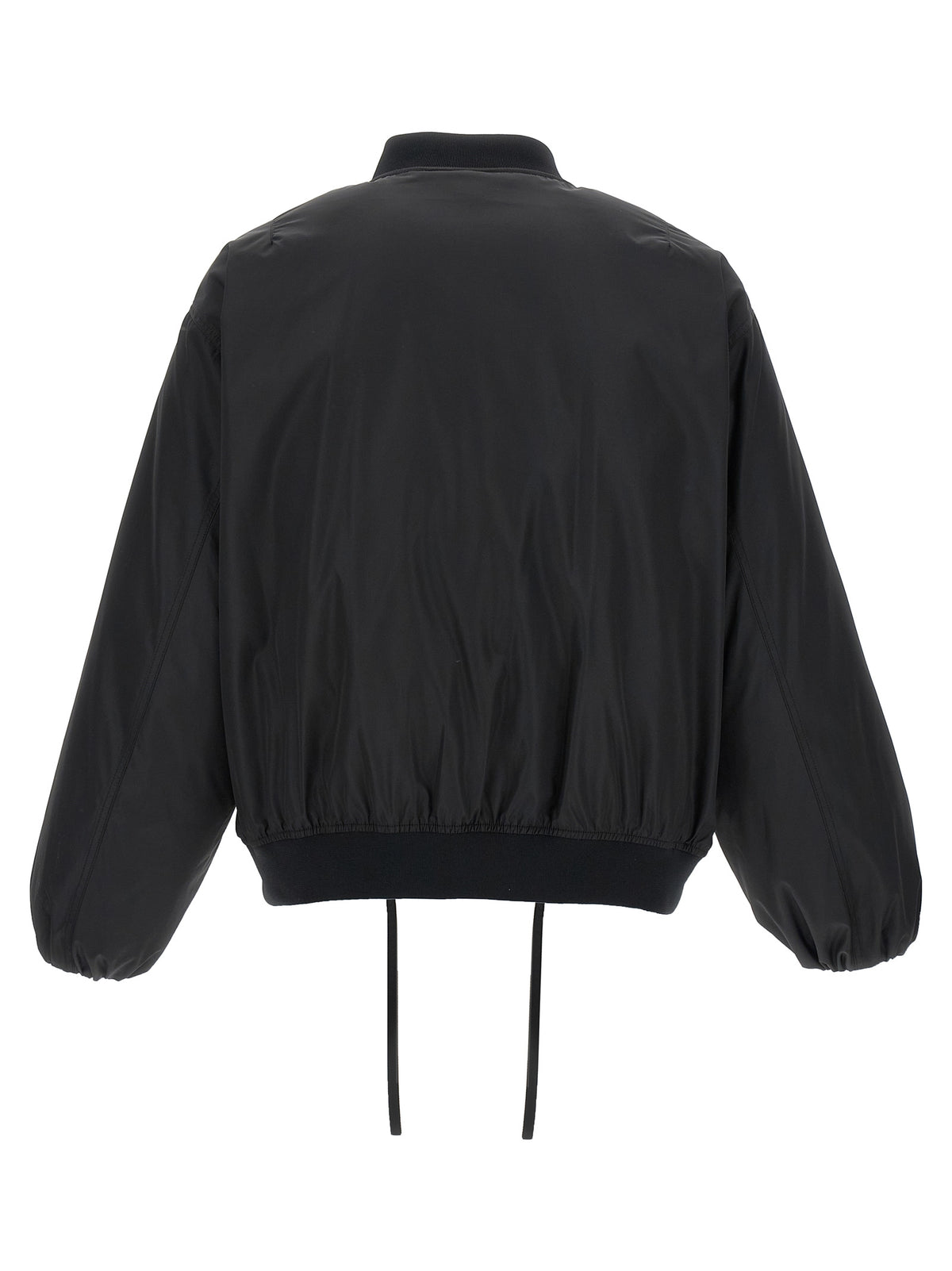 Jil Sander Schwarzer Bomber aus Polyester