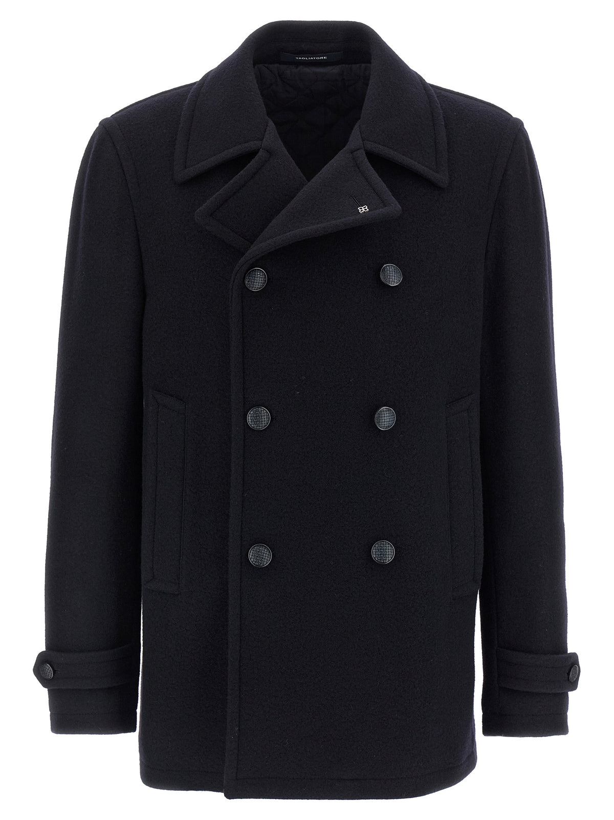 Tagliatore Blauer Wollmantel