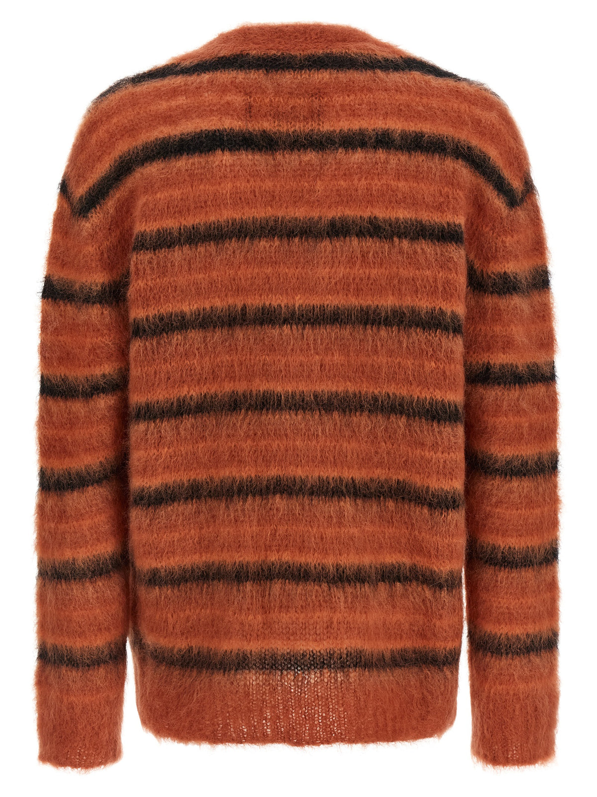 Marni Orange Strickjacke aus Mohair