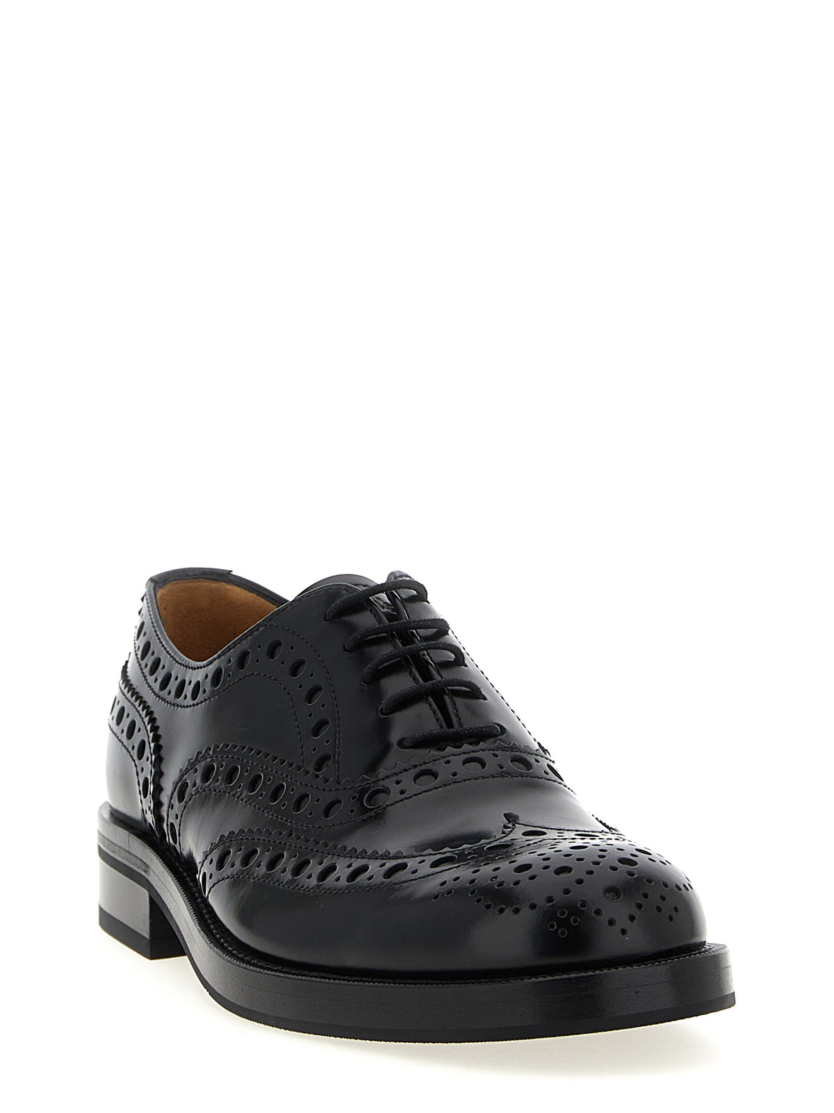 Church's Schwarze Oxford- und Derby-Schuhe aus Kalbsleder