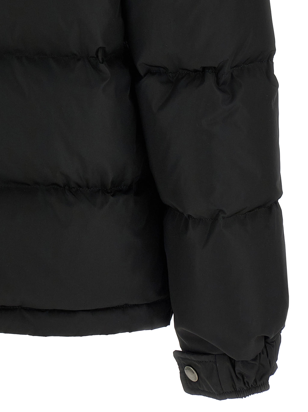 Valentino Garavani Schwarze Polyamid-Jacke in voller Länge