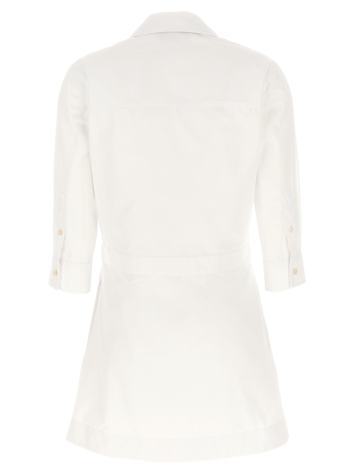 Gucci Weißes Baumwoll-Kurzkleid