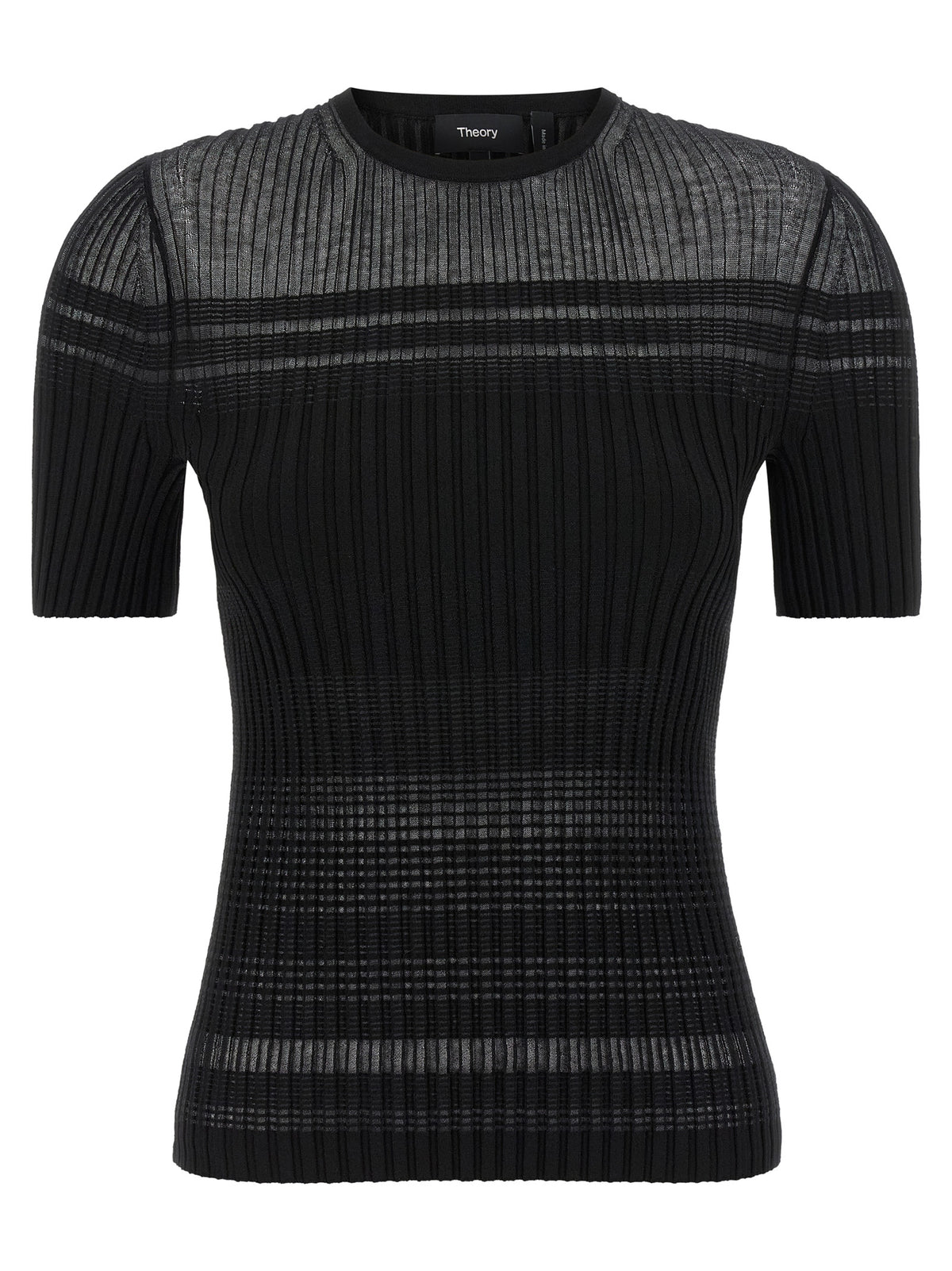 Theory Schwarzes T-Shirt aus Viskose