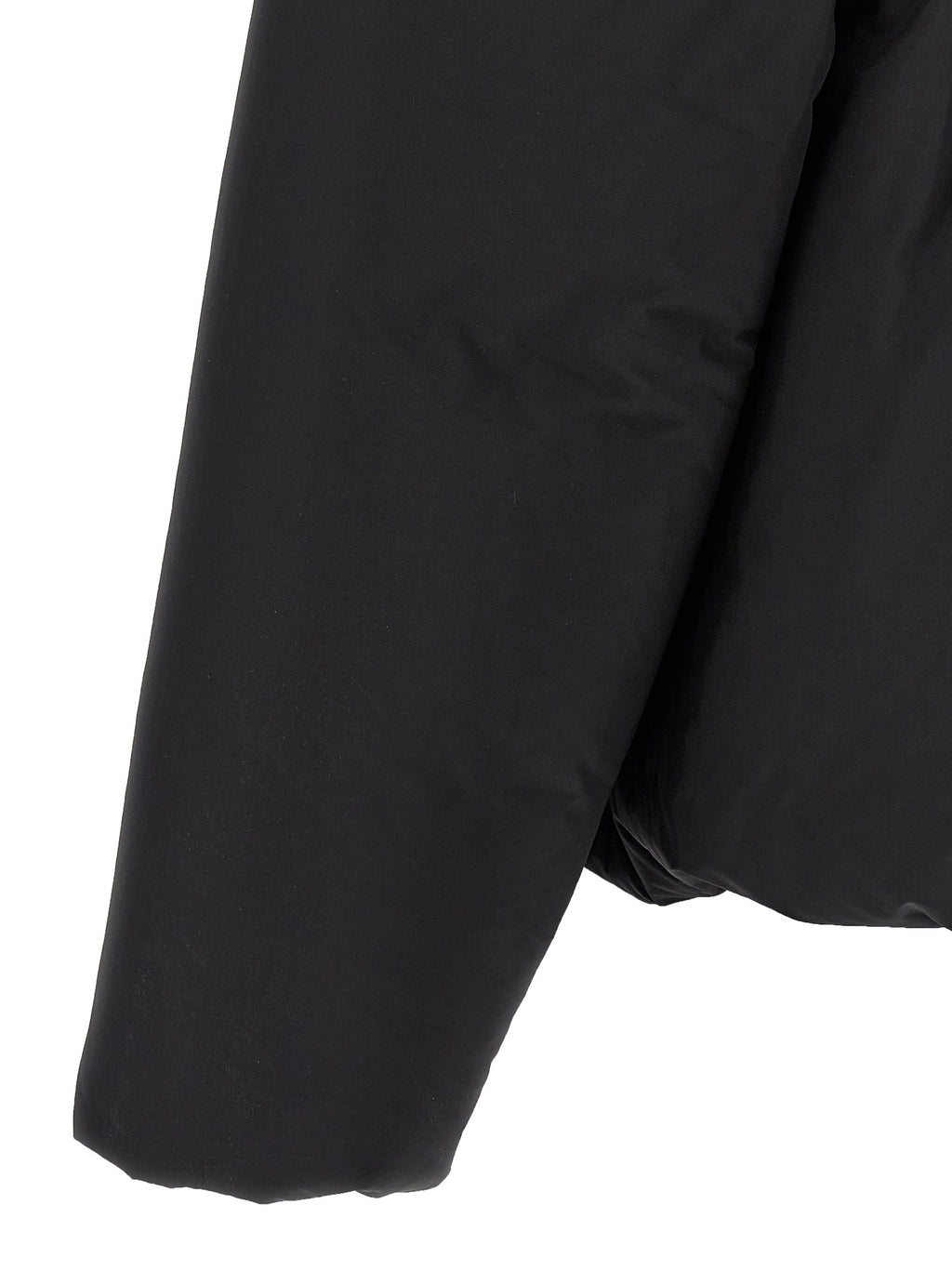 Dsquared² Schwarze Polyester-Jacke in voller Länge